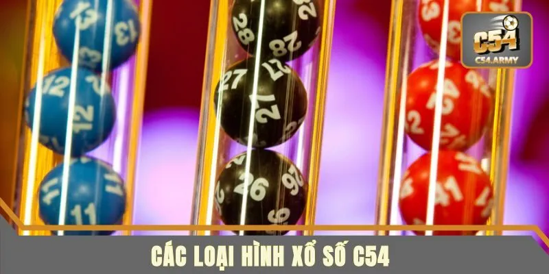 Các loại hình xổ số tại C54 hấp dẫn